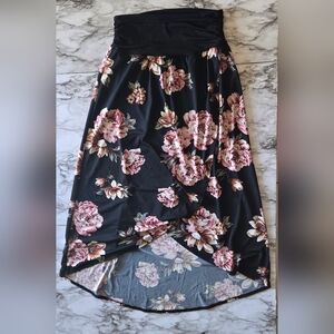 Apt. 9 Black High-Low Maxi Skirt